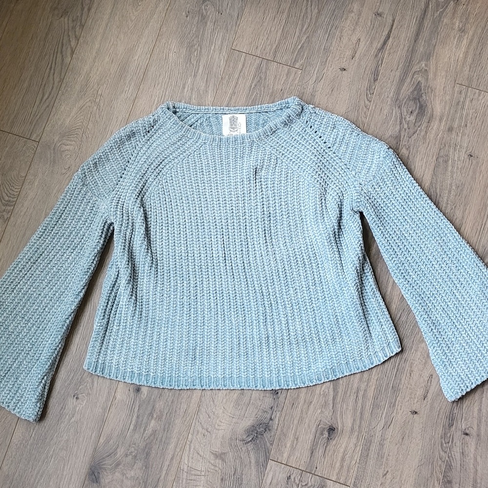 Lili's Closet Sweater Pale Blue/Green {Large}
